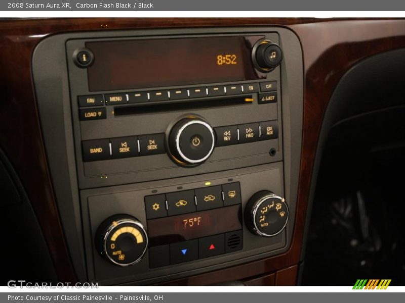 Carbon Flash Black / Black 2008 Saturn Aura XR