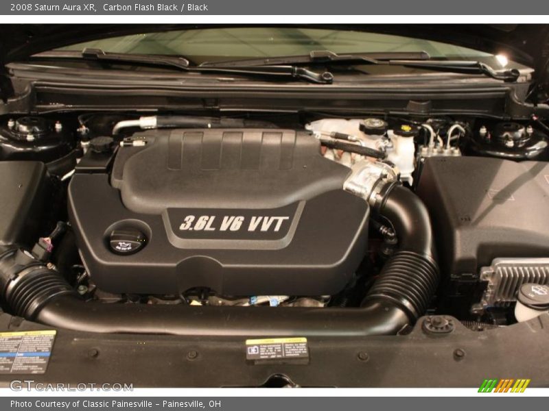 Carbon Flash Black / Black 2008 Saturn Aura XR