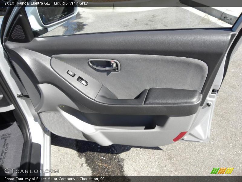 Liquid Silver / Gray 2010 Hyundai Elantra GLS