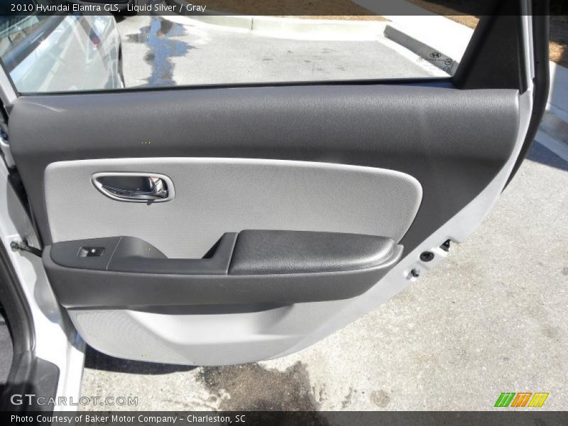 Liquid Silver / Gray 2010 Hyundai Elantra GLS