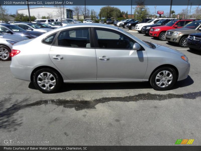Liquid Silver / Gray 2010 Hyundai Elantra GLS