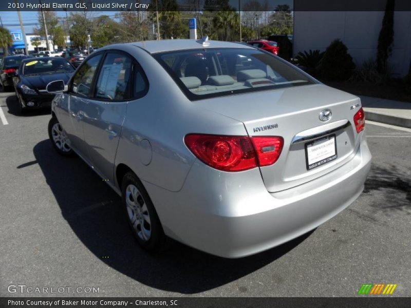 Liquid Silver / Gray 2010 Hyundai Elantra GLS