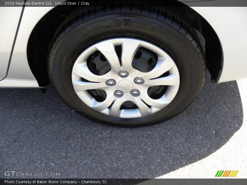 Liquid Silver / Gray 2010 Hyundai Elantra GLS