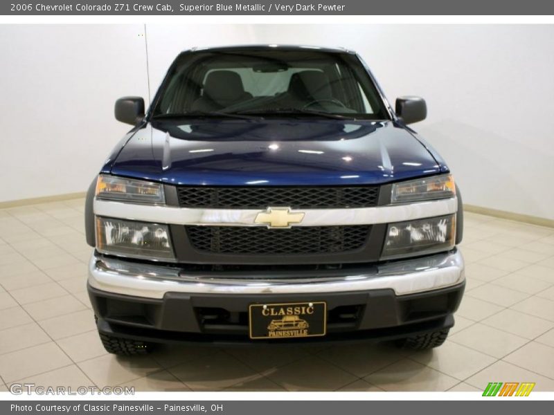 Superior Blue Metallic / Very Dark Pewter 2006 Chevrolet Colorado Z71 Crew Cab