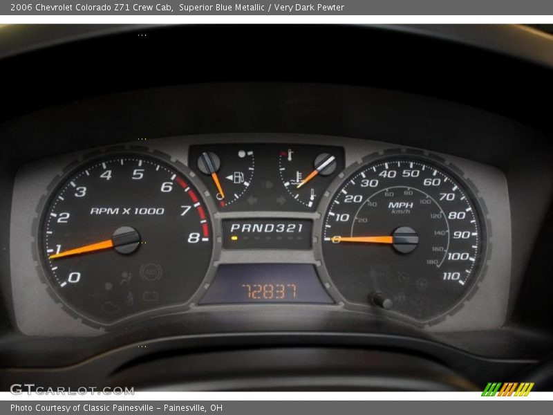  2006 Colorado Z71 Crew Cab Z71 Crew Cab Gauges