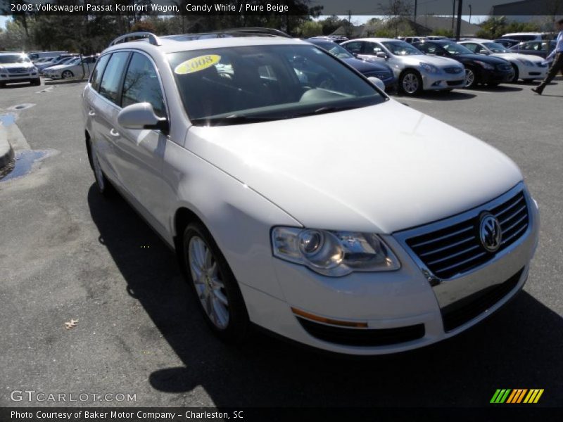 Candy White / Pure Beige 2008 Volkswagen Passat Komfort Wagon