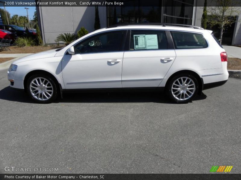 Candy White / Pure Beige 2008 Volkswagen Passat Komfort Wagon