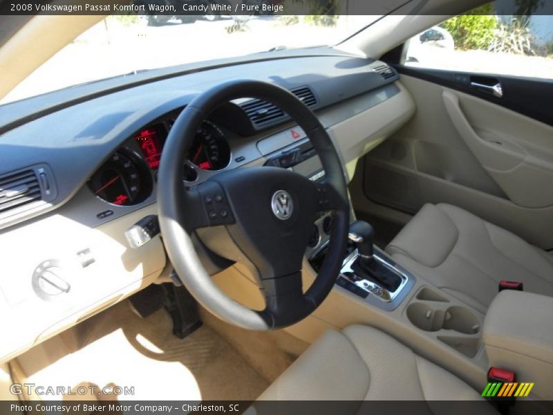 Candy White / Pure Beige 2008 Volkswagen Passat Komfort Wagon