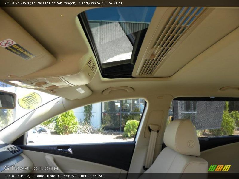 Candy White / Pure Beige 2008 Volkswagen Passat Komfort Wagon