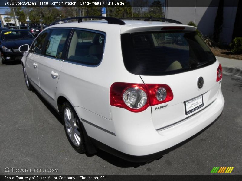 Candy White / Pure Beige 2008 Volkswagen Passat Komfort Wagon