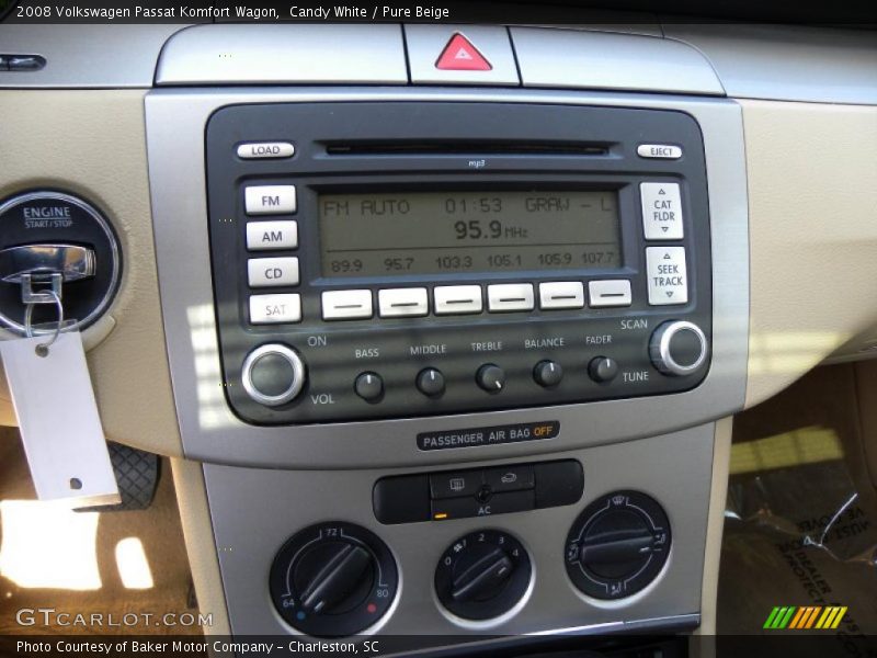 Candy White / Pure Beige 2008 Volkswagen Passat Komfort Wagon