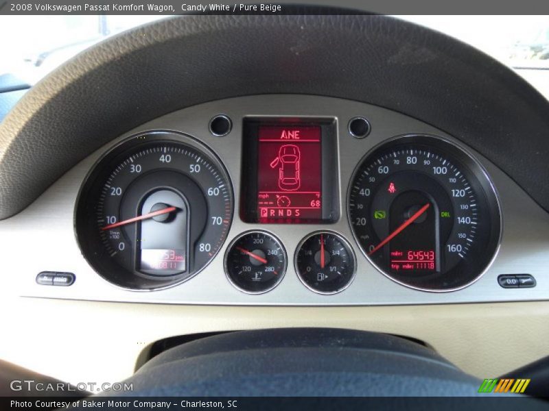  2008 Passat Komfort Wagon Komfort Wagon Gauges