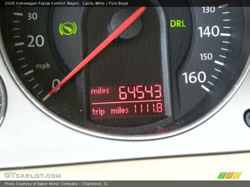 Candy White / Pure Beige 2008 Volkswagen Passat Komfort Wagon