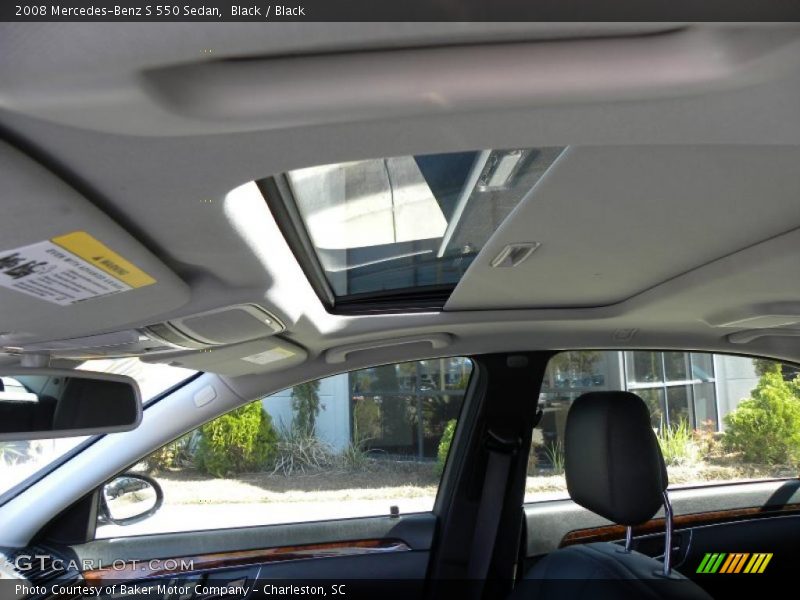 Black / Black 2008 Mercedes-Benz S 550 Sedan