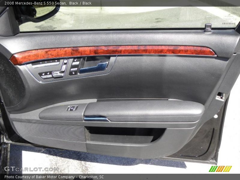 Black / Black 2008 Mercedes-Benz S 550 Sedan