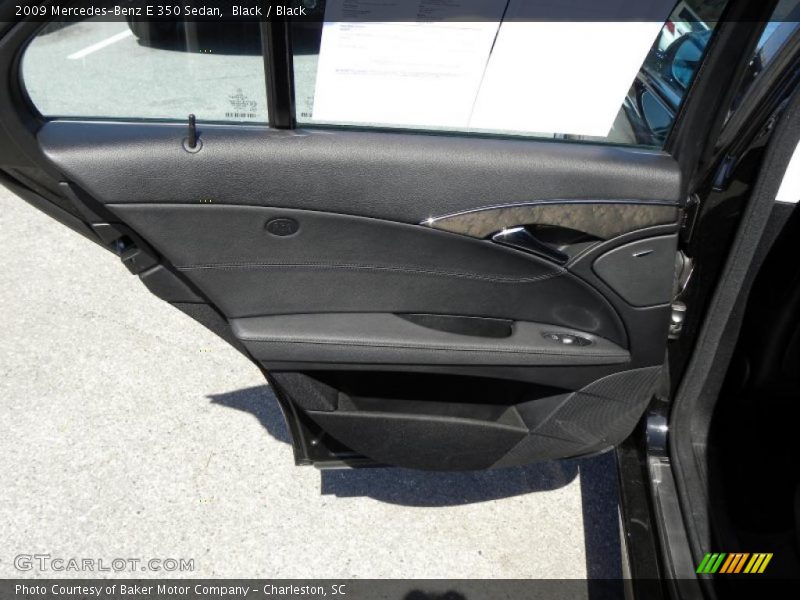 Black / Black 2009 Mercedes-Benz E 350 Sedan