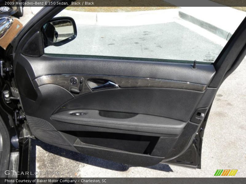 Black / Black 2009 Mercedes-Benz E 350 Sedan