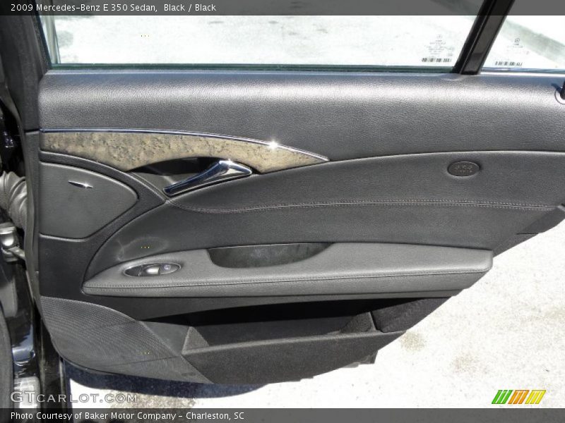 Black / Black 2009 Mercedes-Benz E 350 Sedan