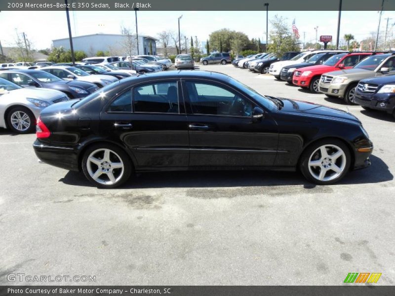 Black / Black 2009 Mercedes-Benz E 350 Sedan