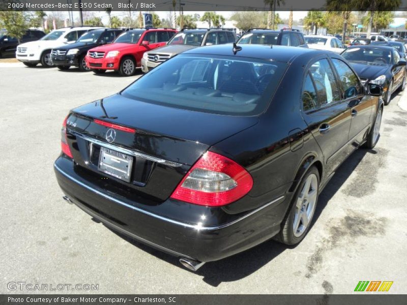Black / Black 2009 Mercedes-Benz E 350 Sedan