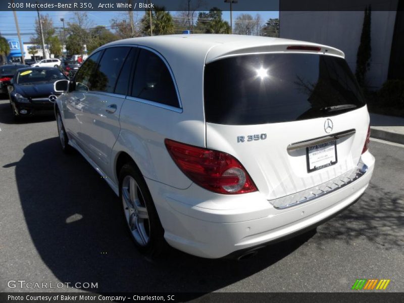 Arctic White / Black 2008 Mercedes-Benz R 350