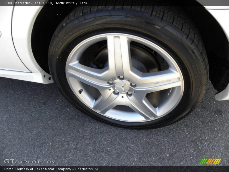 Arctic White / Black 2008 Mercedes-Benz R 350