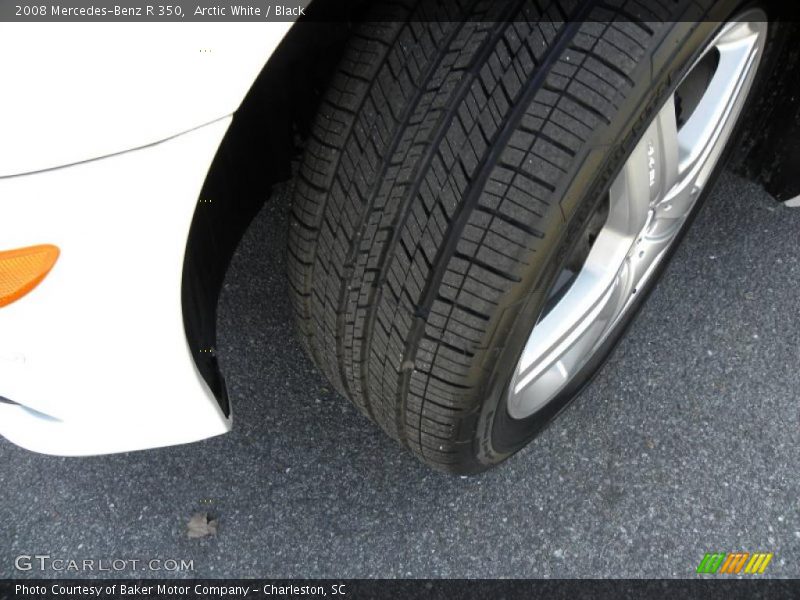 Arctic White / Black 2008 Mercedes-Benz R 350