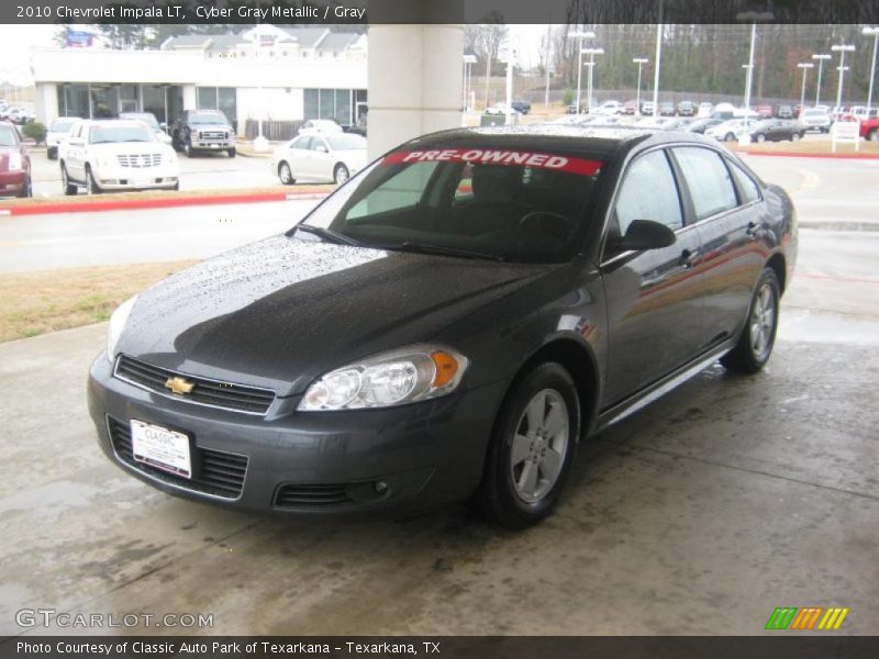 Cyber Gray Metallic / Gray 2010 Chevrolet Impala LT