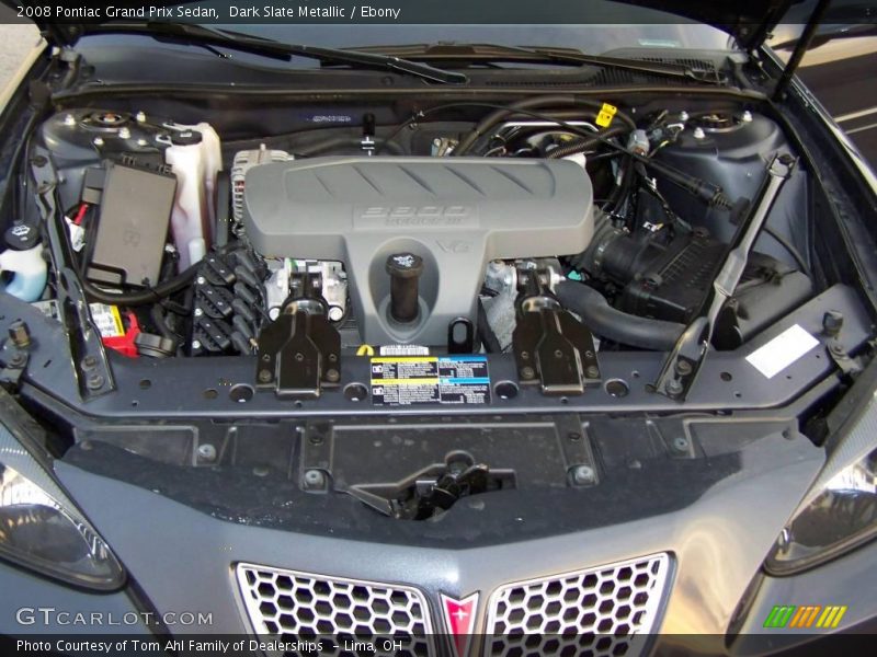 Dark Slate Metallic / Ebony 2008 Pontiac Grand Prix Sedan