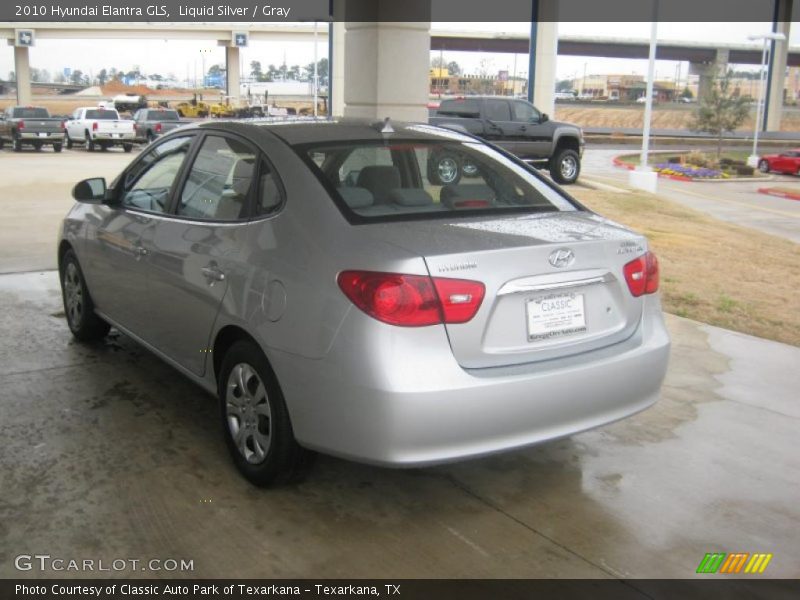 Liquid Silver / Gray 2010 Hyundai Elantra GLS