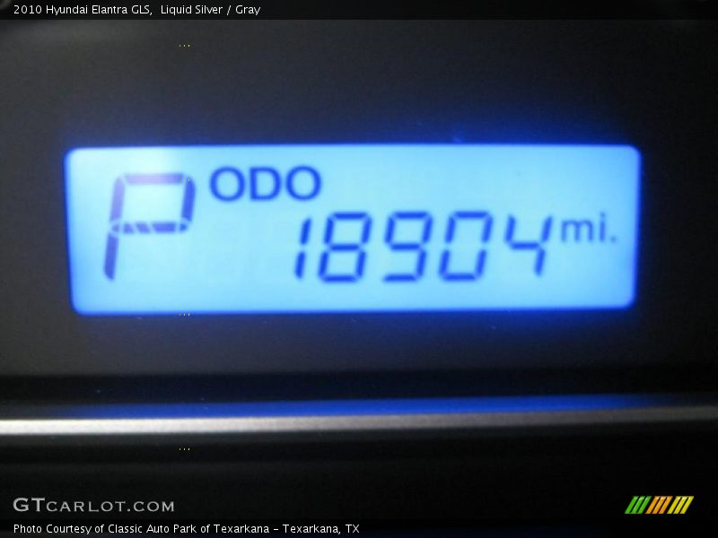 Liquid Silver / Gray 2010 Hyundai Elantra GLS