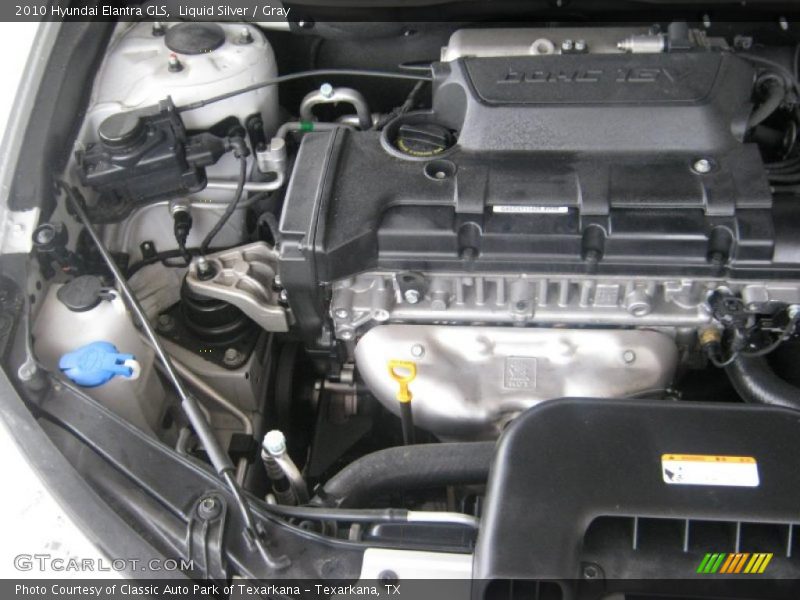 Liquid Silver / Gray 2010 Hyundai Elantra GLS