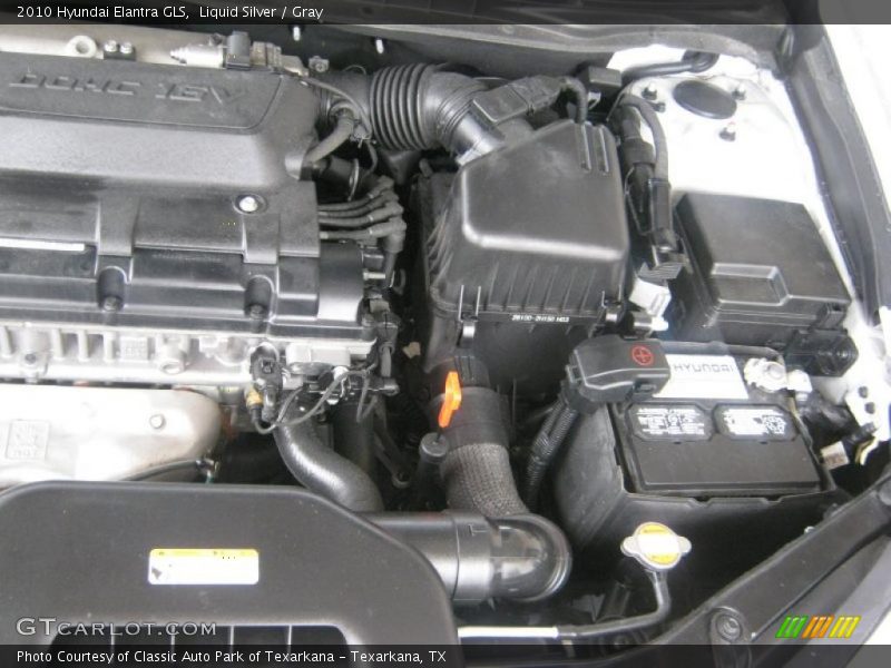 Liquid Silver / Gray 2010 Hyundai Elantra GLS