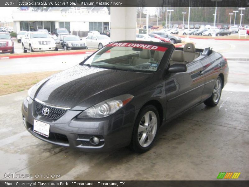 Titanium Metallic / Ivory 2007 Toyota Solara SLE V6 Convertible