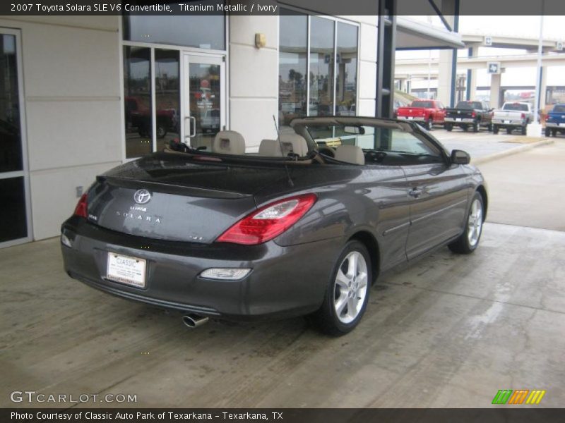 Titanium Metallic / Ivory 2007 Toyota Solara SLE V6 Convertible