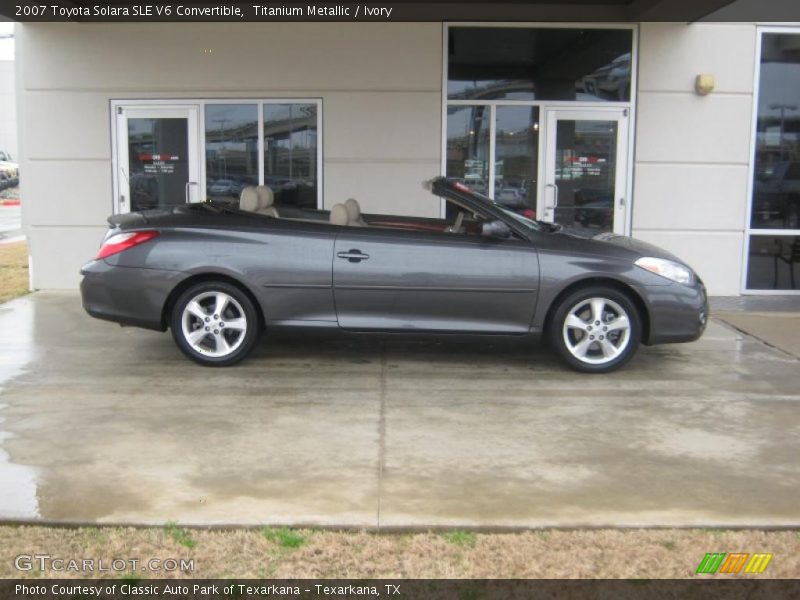 Titanium Metallic / Ivory 2007 Toyota Solara SLE V6 Convertible