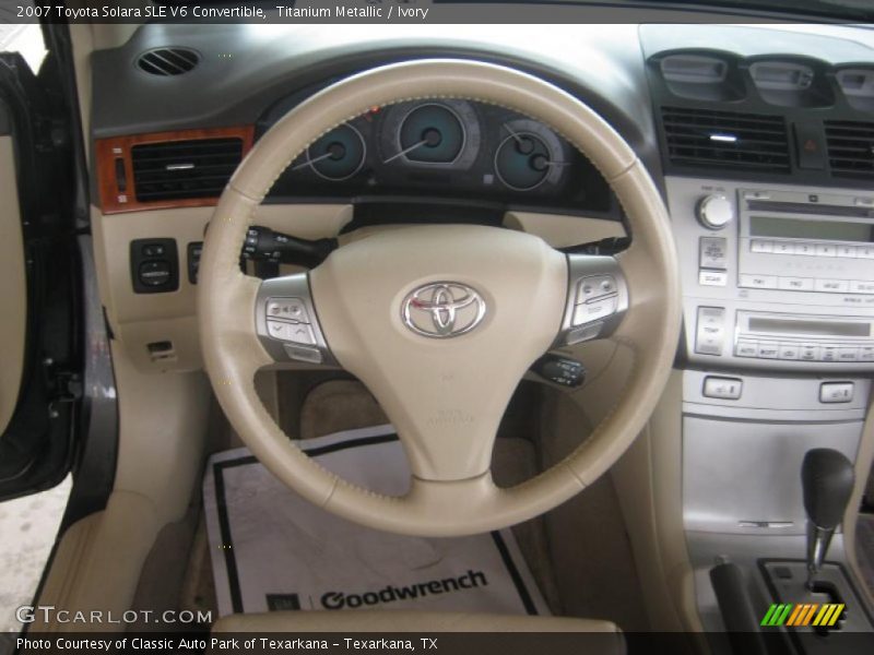 Titanium Metallic / Ivory 2007 Toyota Solara SLE V6 Convertible