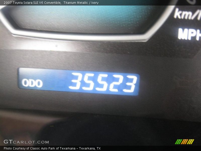 Titanium Metallic / Ivory 2007 Toyota Solara SLE V6 Convertible