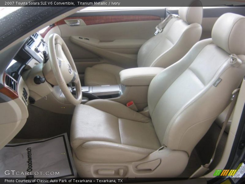 Titanium Metallic / Ivory 2007 Toyota Solara SLE V6 Convertible