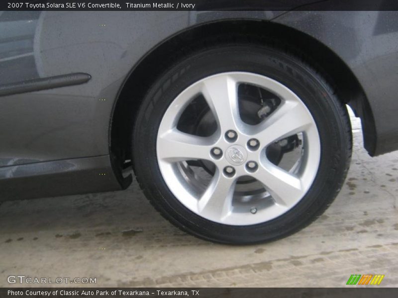 Titanium Metallic / Ivory 2007 Toyota Solara SLE V6 Convertible