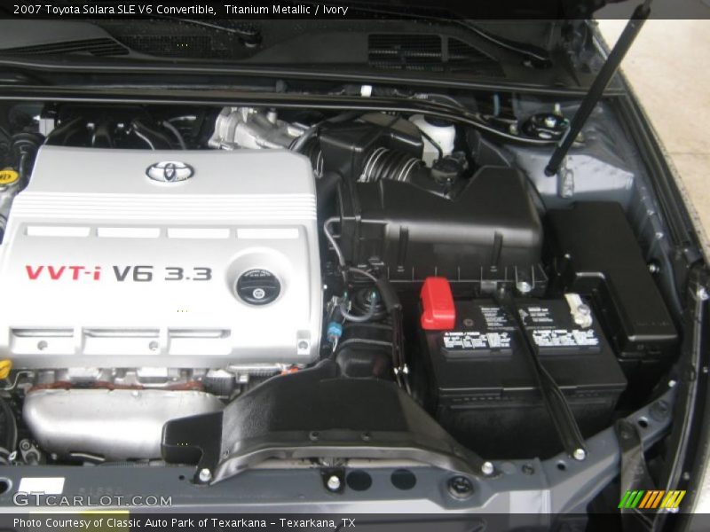 Titanium Metallic / Ivory 2007 Toyota Solara SLE V6 Convertible