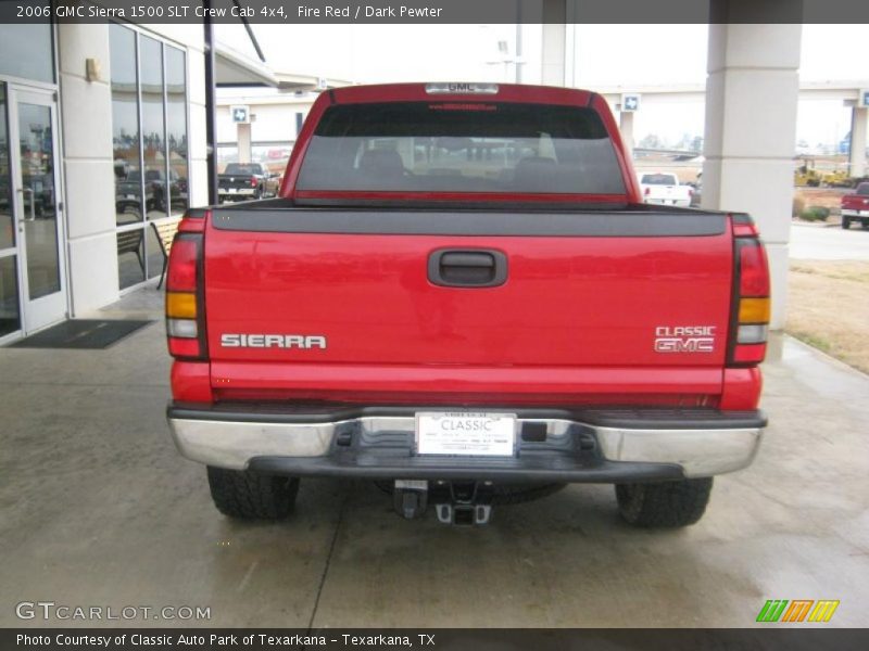 Fire Red / Dark Pewter 2006 GMC Sierra 1500 SLT Crew Cab 4x4