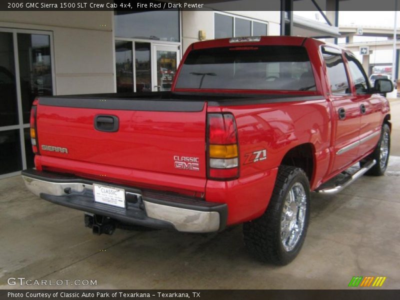 Fire Red / Dark Pewter 2006 GMC Sierra 1500 SLT Crew Cab 4x4