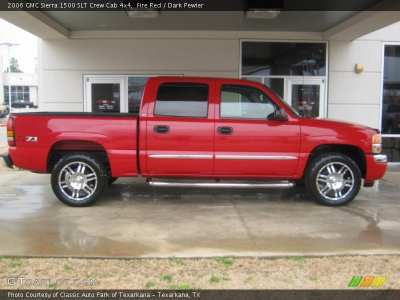 Fire Red / Dark Pewter 2006 GMC Sierra 1500 SLT Crew Cab 4x4