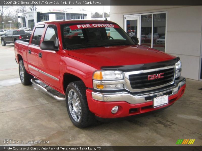 Fire Red / Dark Pewter 2006 GMC Sierra 1500 SLT Crew Cab 4x4