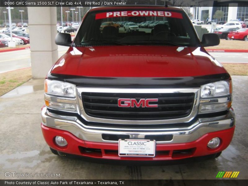 Fire Red / Dark Pewter 2006 GMC Sierra 1500 SLT Crew Cab 4x4