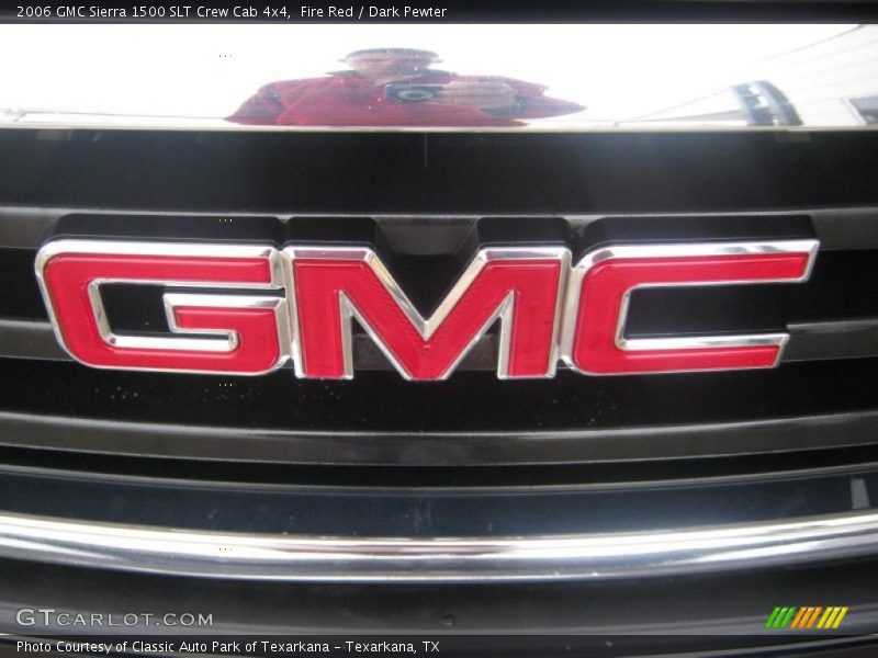 Fire Red / Dark Pewter 2006 GMC Sierra 1500 SLT Crew Cab 4x4