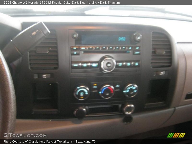 Dark Blue Metallic / Dark Titanium 2008 Chevrolet Silverado 1500 LS Regular Cab