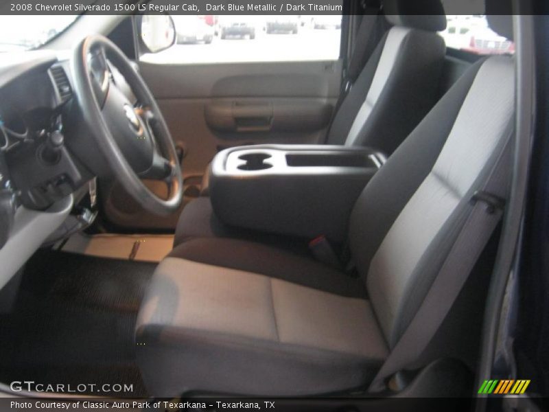Dark Blue Metallic / Dark Titanium 2008 Chevrolet Silverado 1500 LS Regular Cab