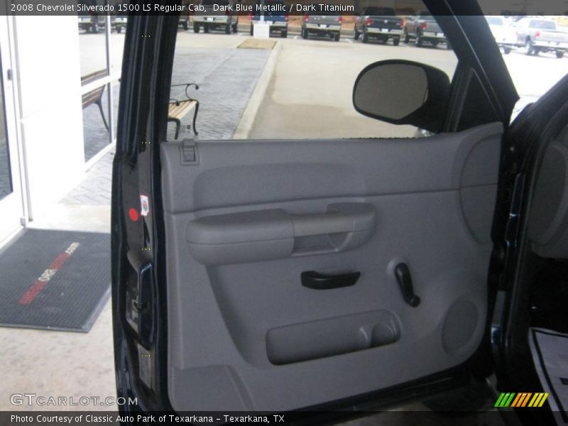 Dark Blue Metallic / Dark Titanium 2008 Chevrolet Silverado 1500 LS Regular Cab